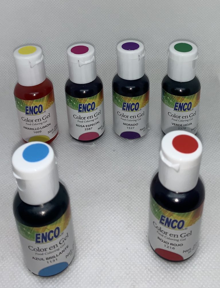 Kit De Colorantes En Gel Enco C Botes De Grs Kcb Artisabor